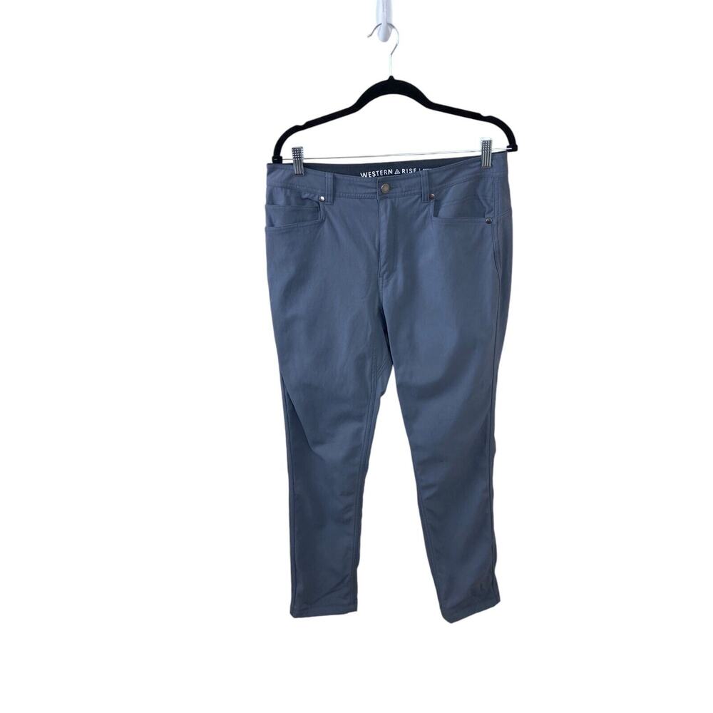 Western Rise 32x31 Evolution Pant Slim Fit Gray Hiking Outdoor Stretch Blue Gray